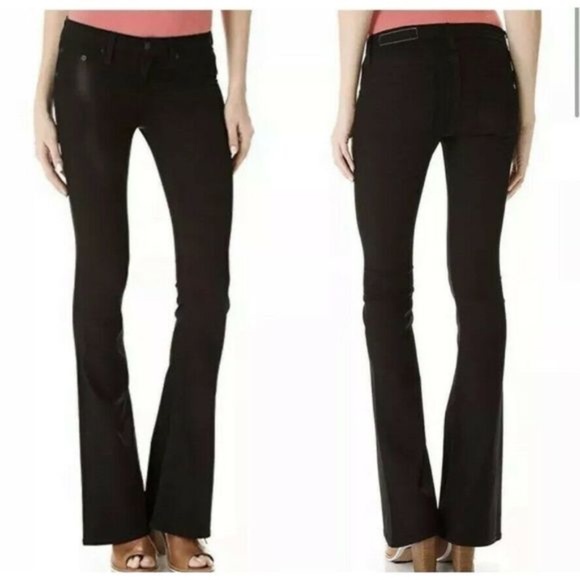rag & bone Denim - Rag & Bone Black Elephant Flare Jeans